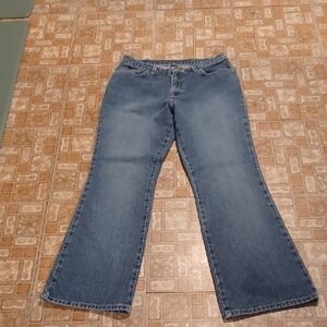 New York Jean Co. Blue Women's Jeans Size 10 Low Rise Flare